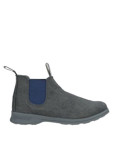 Shop Blundstone Man Ankle Boots Lead Size 6.5 Textile Fibers In Grey