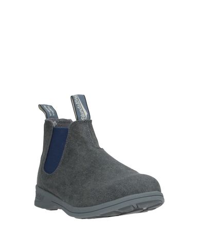 Shop Blundstone Man Ankle Boots Lead Size 7 Textile Fibers In Grey