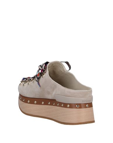 Hogan Woman Mules & Clogs Beige Size 6.5 Soft Leather In Beige