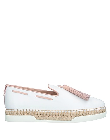 TOD'S Espadrilles White Calfskin