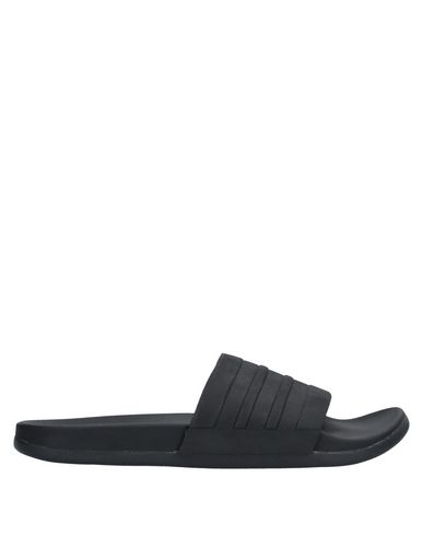 Adidas Originals Adilette Cloudfoam Mono Sport Slide Sandal In Black