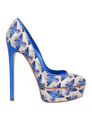 CASADEI Court Bright blue Textile fibres