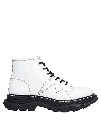 MCQUEEN Ankle boot White Leather