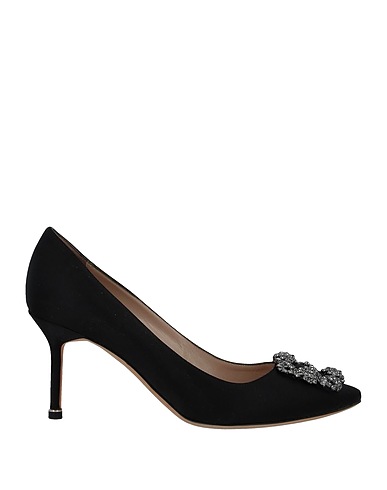 MANOLO BLAHNIK 펌프스 블랙 방직 섬유