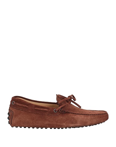 TOD'S モカシン チョコレートブラウン 革（なめし加工）
