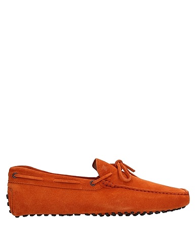 TOD'S Loafers Orange Leather