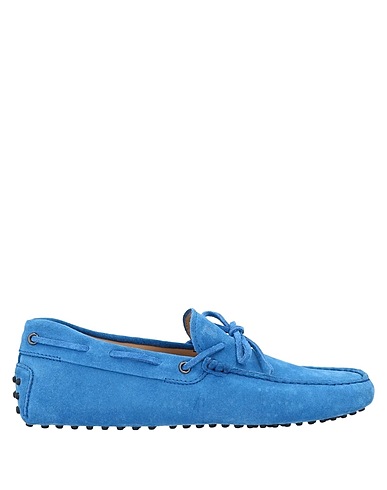 TOD'S Loafers Bright blue Leather
