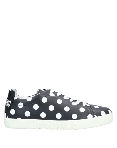 MOSCHINO Sneakers Black Soft Leather