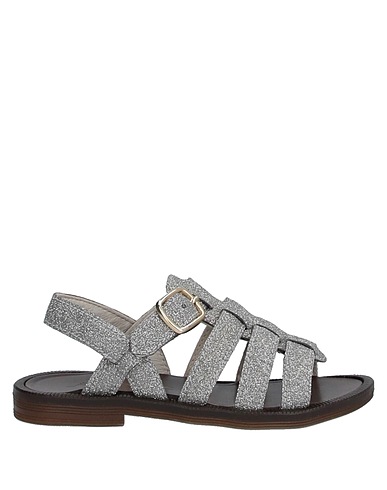 JARRETT Sandals Silver Textile fibres