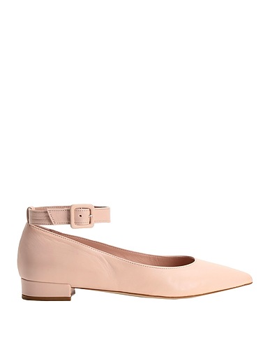 8 by YOOX Ballet flats Blush 100% Goat skin
