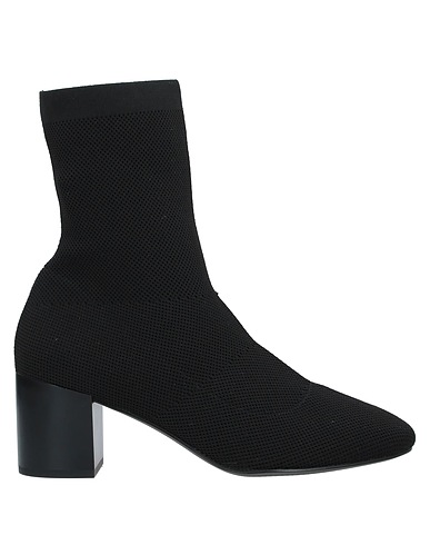 WHAT FOR Stivaletti Nero Fibre tessili