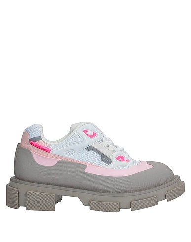 BOTH Laced shoes Taupe Rubber, Cow leather, Textile fibers