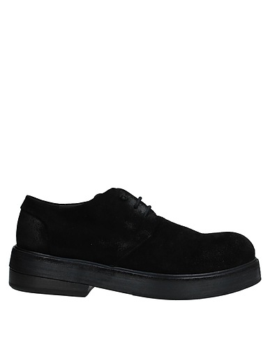 MARSÈLL Laced shoes Black Leather