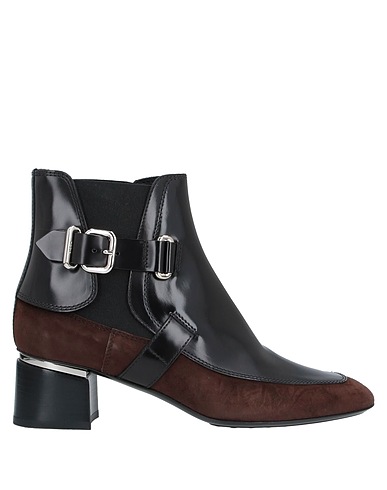 TOD'S Ankle boot Dark brown Leather