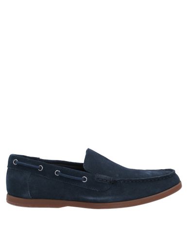 clarks blue loafers
