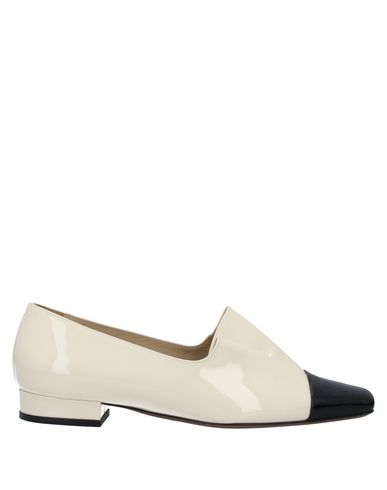 L'autre Chose Low Shoes Loafers Women Ivory And Black In White