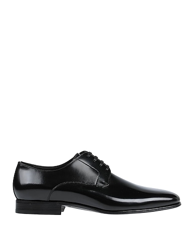 DOLCE&GABBANA Laced shoes Black Soft Leather
