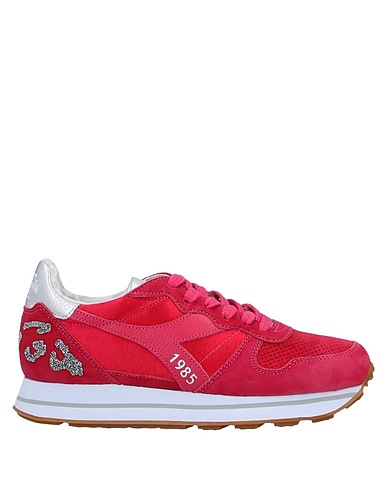 DIADORA HERITAGE Sneakers Fuchsia Leather, Textile fibers