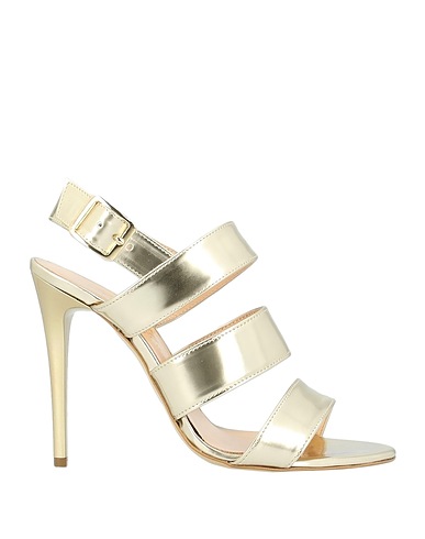BRUGLIA Sandals Platinum Leather