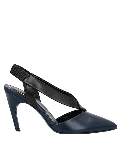 ROGER VIVIER Court Midnight blue Soft Leather