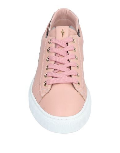 Shop Cesare Paciotti 4us Woman Sneakers Pink Size 6 Soft Leather