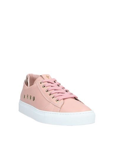 Shop Cesare Paciotti 4us Woman Sneakers Pink Size 10 Soft Leather