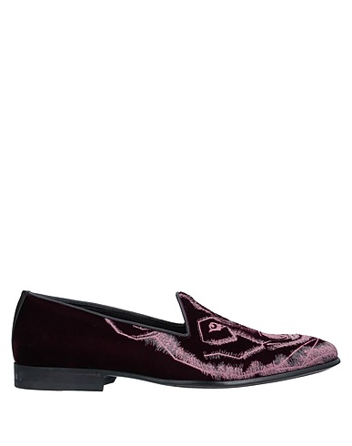 ETRO Loafers Plum Textile fibers