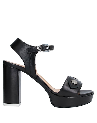 PACIOTTI 4US Sandals Black Leather