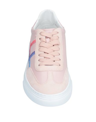 Shop Hogan Woman Sneakers Pink Size 7.5 Leather