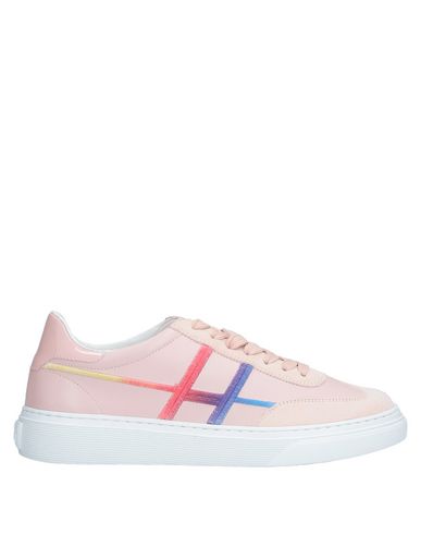Shop Hogan Woman Sneakers Pink Size 7.5 Leather