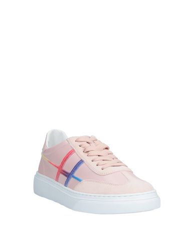 Shop Hogan Woman Sneakers Pink Size 7.5 Leather