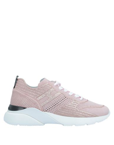 Shop Hogan Woman Sneakers Blush Size 6 Soft Leather In Pink