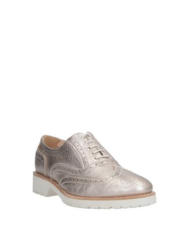 Nero Giardini Lace-up Shoes In Platinum