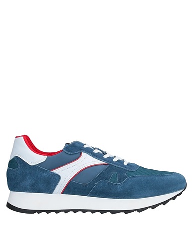 NERO GIARDINI Sneakers Taubenblau Leder, Gewebefasern
