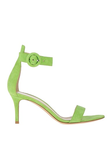GIANVITO ROSSI Sandals Light green Leather