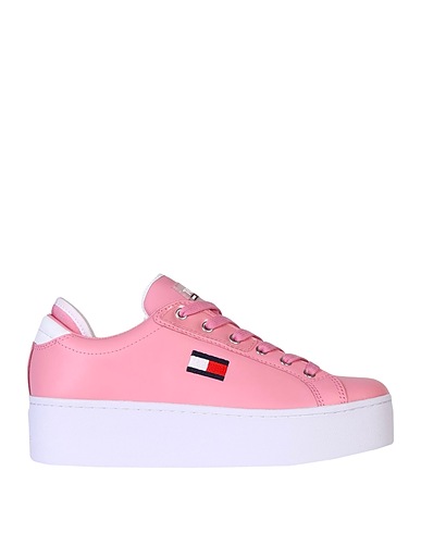 TOMMY JEANS Sneakers Rosa 62% Pelle, 34% Poliuretano, 4% Poliuretano termoplastico