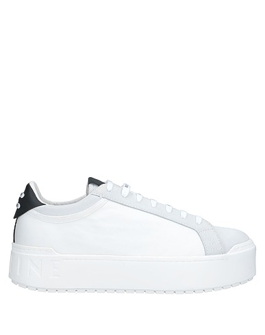 RUCOLINE Sneakers White Soft Leather, Textile fibres