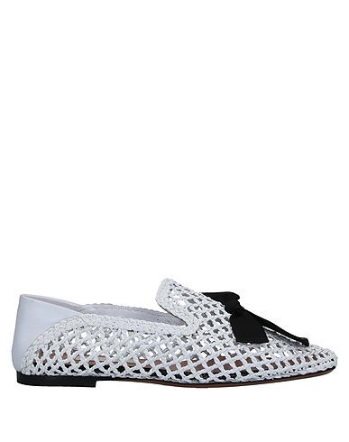 L' AUTRE CHOSE Mocassino Bianco Pelle