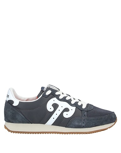 WUSHU RUYI Sneakers Charcoal Leather, Textile fibres
