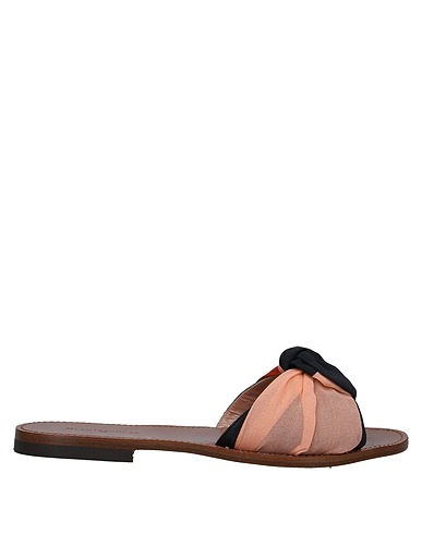 L' AUTRE CHOSE Sandals Black Textile fibres