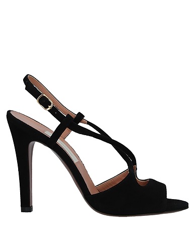 L' AUTRE CHOSE Sandals Black Soft Leather