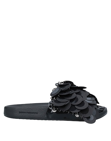 RABANNE Sandals Black Rubber
