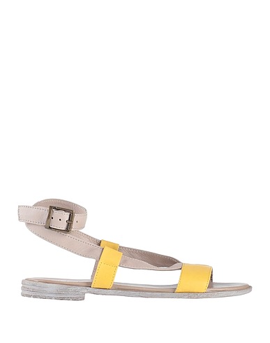 BUENO Sandals Yellow Leather