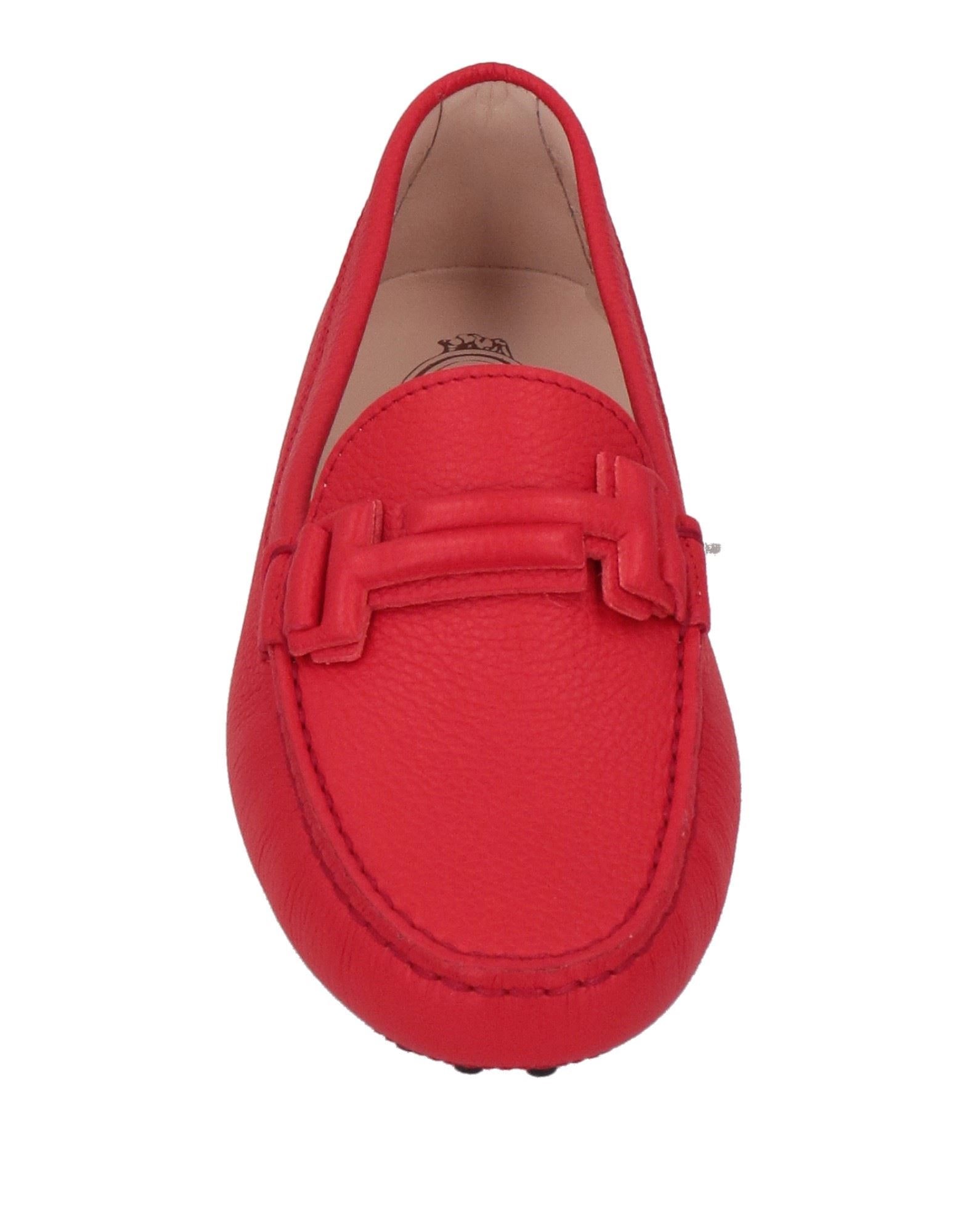 TOD'S レッドモカシン TOD'S シューズ | モカシン レッド レディース | YOOX