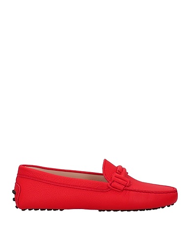 TOD'S Loafers Red Leather