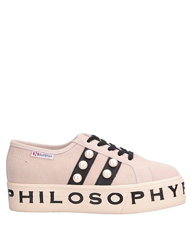 SUPERGA x PHILOSOPHY di LORENZO SERAFINI Sneakers Beige Leder