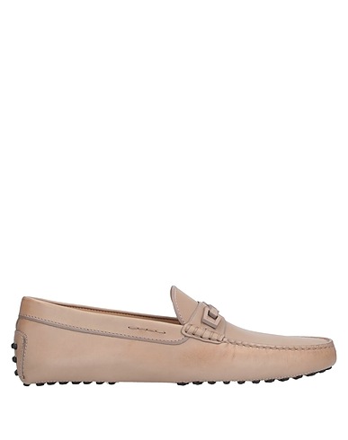 TOD'S Loafers Sand Soft Leather