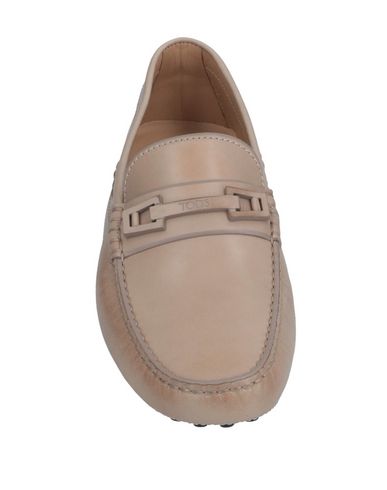 Tod's Man Loafers Sand Size 7 Soft Leather In Beige
