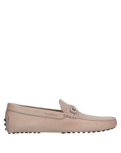 Tod's Man Loafers Sand Size 7 Soft Leather In Beige