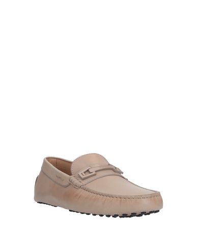 Tod's Man Loafers Sand Size 7 Soft Leather In Beige